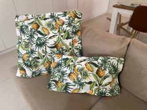 Brand new Pina Colada outdoor cushions with inserts