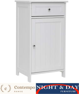 Maine 1 drawer 1 door Bathroom Cupboard Cabinet CONTEMPO RANGE - LOW