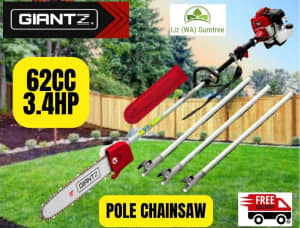 62CC Pole Chainsaw Petrol (Brand New)