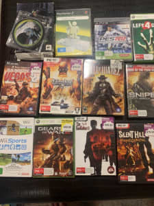 ASSORTED 21 GAMES SOME NEW IN BOX SOME USED GOOD CONDITION
