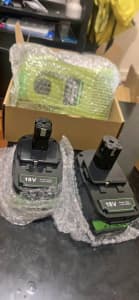 BATTERIES for ryobi 18V 6AH AND CHARGERS