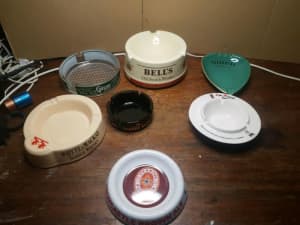 Bar ware ashtrays vintage retro most made in England