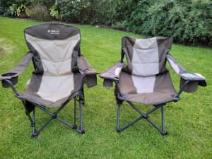 Oztrail folding camping chairs