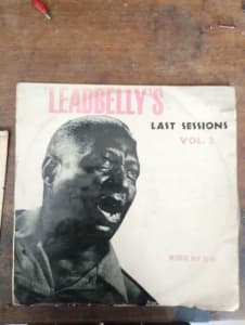 Rare Original Leadbelly 1959 Vinyl LP album