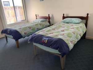 2 X Single bed with mattress 