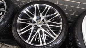 4X100&4X114.3 17X7.5 Wheels & 205/45 Tyres With 95% RFT Tyres $599