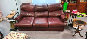 Couch - Leather - 3 Seater