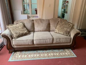 3 and 2 seat sofa and a coffee table set