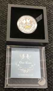 The Perth Mint One Love 1oz Silver Proof Coin Ref#25947 