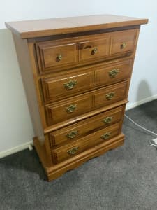 5 Draw Tall Boy and bedside drawers