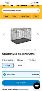 Large dog crate / training crate 