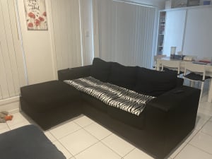 L-shaped couch