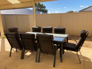 8 Seater Outdoor Dining Table and Chairs