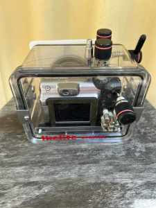 Canon Camera with Ikelite underwater housing case