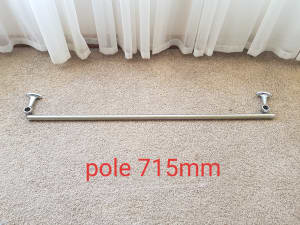 small curtain rod 715mm