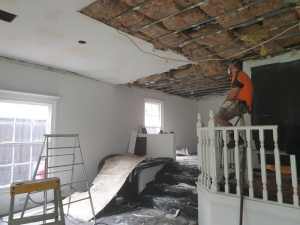 Ceiling repairs and rennovations