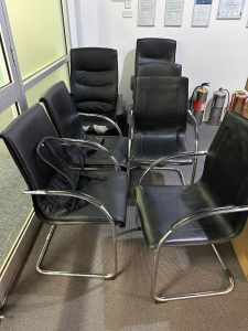 Free Black Cantilever Dining/Meeting Chair/s