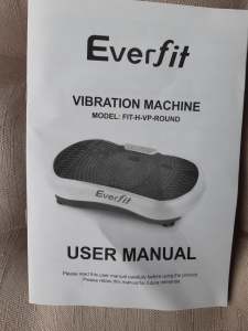 Vibration Machine by EVERFIT, NEW, FIT-H-VP- ROUND
