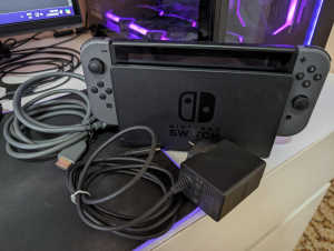 Nintendo Switch Console - Grey (HAC-001) Dock