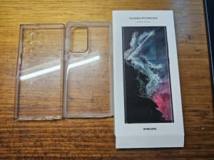 Samsung Galaxy S22 Ultra case x2 screen protector 