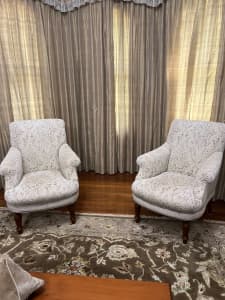 Luxury Classic Velvet Armchairs