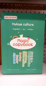 Magic Calligraphy Writing Practice Book Reusable Copybook for Kids
