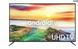 Kogan 65" 4K UHD HDR LED Smart TV Android BLEMISHED 12 MONTH WARRANTY