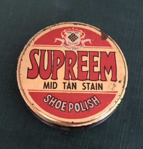 Supreen Shoe Polish Tin Mid Tan