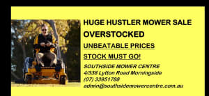 Hustler Zero turn ride in mower sale Brisbane x xd Raptor etc