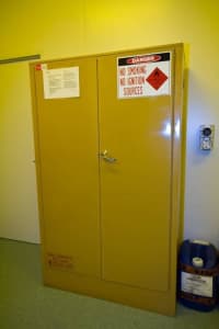 Flammable Storage cabinate used