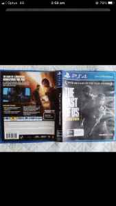 For sale the last of us ps4 game for $50
