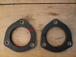 TEMA4x4 10mm Strut Spacers for Toyota Kluger