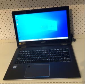 AS NEW Acer Spin 5 x360 2in1 laptop, (7th gen Core i3, ssd,8gb ram)