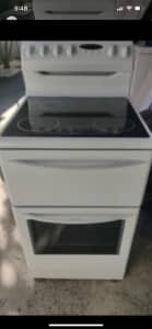 Electrolux 54cm ceramic top fan forced upright stove top condition