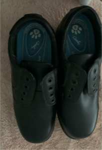 Black formal school shoes 