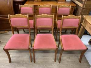 Dining chairs x 6