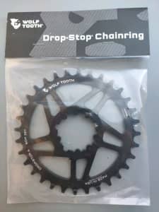 Drop-Stop Chainring 32t Wolf Tooth for SRAM direct mount 6 offset