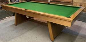 Tasmanian Oak Pool/Billiard Table