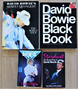 4 books on David Bowie - $10 each