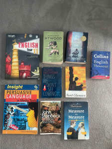 VCE English and Media Books