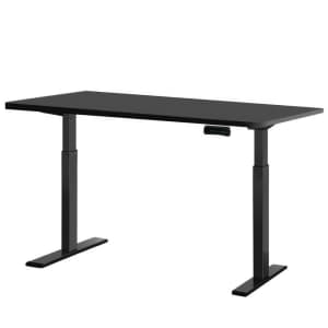 Standing Desk Electric Height Adjustable Sit Stand Desks Black 140cm