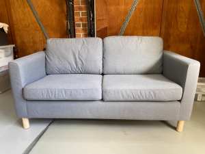 2 Seater Sofa -Light Grey (Pick up only)