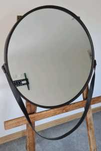 Round Metal Wall Mirror 55cm