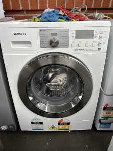 combo 7.5 kg and 4 kg dryer samsung front washing machine