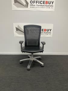 Genuine LIFE by Formway Ergonomic Chair with arms-Leather Seat