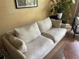 White Two Seater Couch
