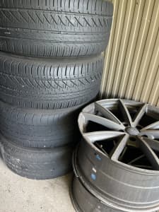 Audi A3 tyres x4 and 2 s3 rims