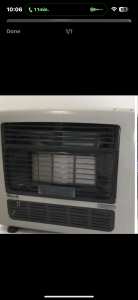 Natural gas heater excellent condition