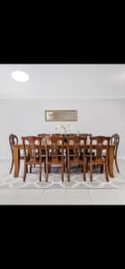 FOR SALE Solid wood dining set for sale 11 pieces