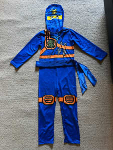 Dress-up Costume - Jay Blue Ninjago complete costume for 8-10yo